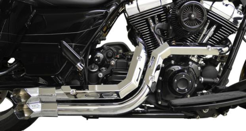 LA Choppers - LA Choppers Fusion Exhaust System - Chrome - LA-F100-00