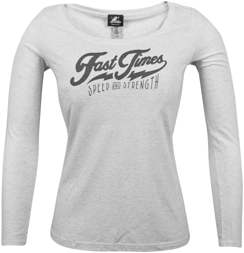 Speed & Strength - Speed & Strength Fast Times Womens Long Sleeve T-Shirt - 879659 - White - 2XL