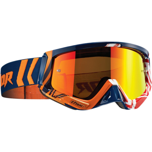 Thor - Thor Sniper Geo Goggles - XF-2-2601-1939 - Navy/Orange - OSFM