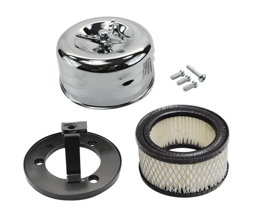 TC Bros - TC Bros Louvered Air Cleaner - CV & EFI - Chrome - 109-0115