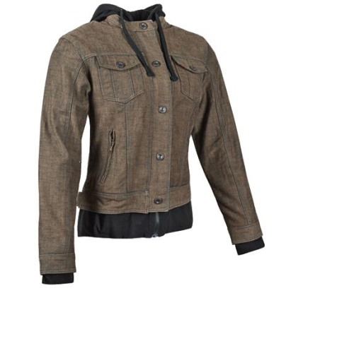 Speed & Strength - Speed & Strength Fast Times Womens Denim Jacket - 871177 - Brown/Black - 2XL