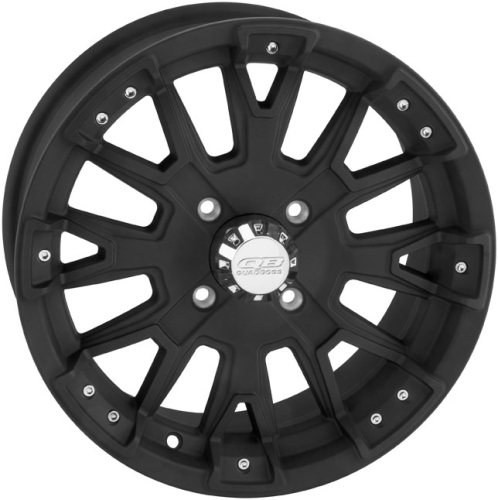 QuadBoss - QuadBoss Scoville Boss Wheel - 15x7 - 5+2 Offset - 4/110 - Matte Black - RT-GW17A157110DBB