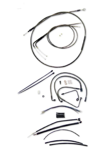 Magnum - Magnum Black Pearl Handlebar Installation Kit for 15-17in. Ape - 487572