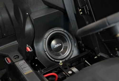 SSV Works - SSV Works 10in. Behind Seat Sub Woofer with Box - WC2-BSSB10