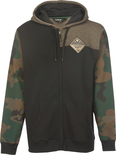 Fly Racing - Fly Racing Patch Zip Up Hoody - 354-62882X - Camo - 2XL