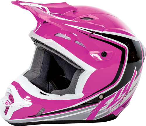 Fly Racing - Fly Racing Kinetic Fullspeed Helmet - 73-33792X - Pink/Black/White - 2XL