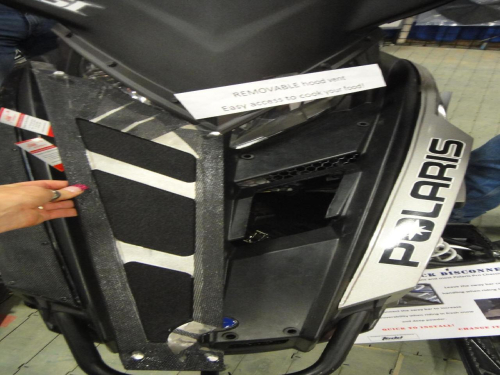 2 Cool Airvents - 2 Cool Airvents Polaris Pro Ride Removable Hood Vent - PO-128