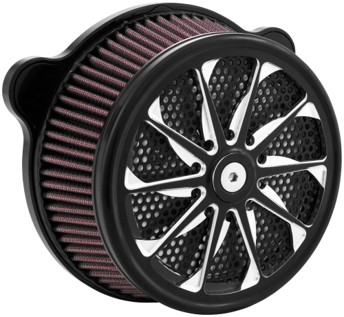 Xtreme Machine - Xtreme Machine Launch Air Cleaner - Black Cut - 0206-2069XLA-BM