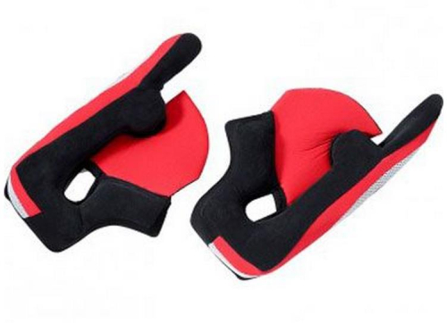 Nolan - Nolan Cheek Pads for N86 Helmet - Red - Sm - SPRCP00000353
