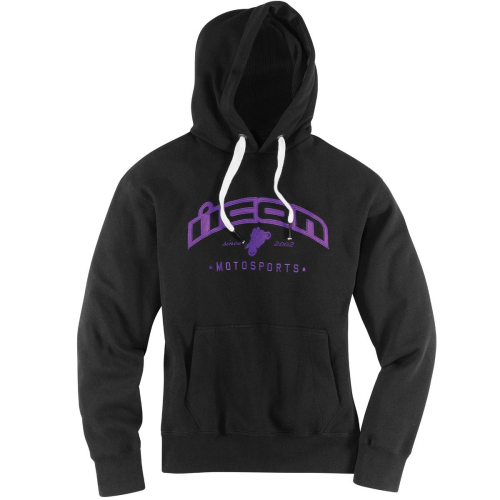 Icon - Icon Flagrant Womens Hoody - 3051-0651 - Black - Large