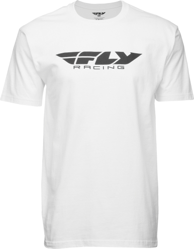 Fly Racing - Fly Racing Corporate Standard T-Shirt - 352-0944L - White - Large