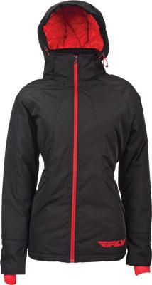 Fly Racing - Fly Racing Lean Womens Jacket - 358-5070X - Black/Red - X-Large