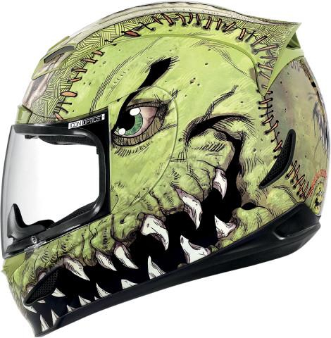 Icon - Icon Side Plate Kit for Airmada Future Suture Helmet - Green - 0133-0733
