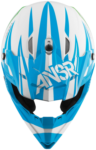 Answer - Answer Visor for Nova Dyno Helmet - White/Blue - 454707