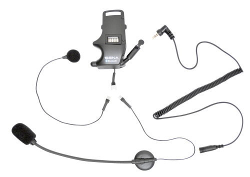 SENA - SENA Helmet Clamp Kit for Earbuds with Attachable Boom Mic and Wired Mic for SMH-10 - SMH-A0304