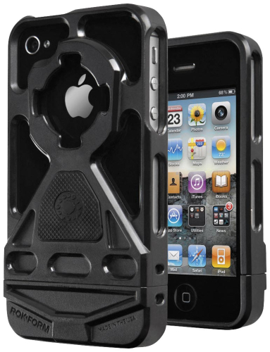Techmount - Techmount Rokform Mountable Case for iPhone 4 - Black - 300401