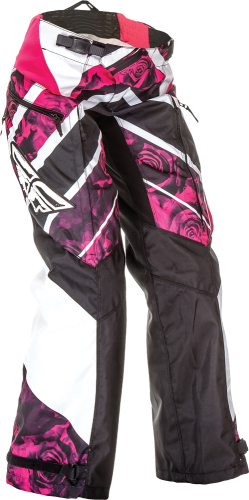 Fly Racing - Fly Racing Kinetic Over Boot Girls Youth Pants - 369-65403 - Pink/White - 26