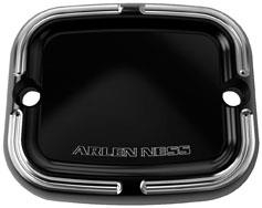 Arlen Ness - Arlen Ness Rear Brake Master Cylinder Cover - Slot Track Black - 03-418