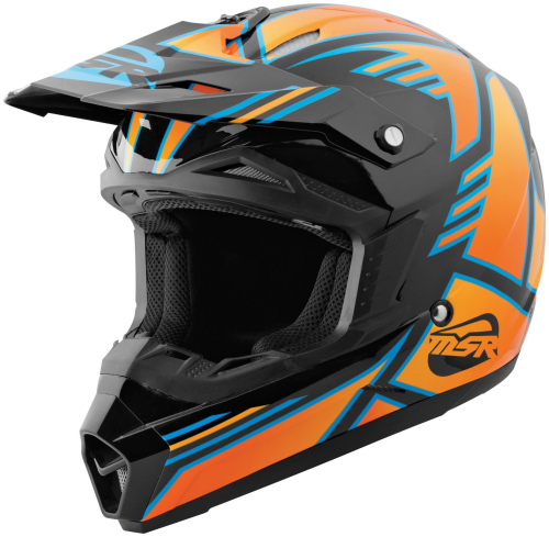 MSR - MSR Helmet Visor for Assault Graphic Helmet - Black/Orange - 359403