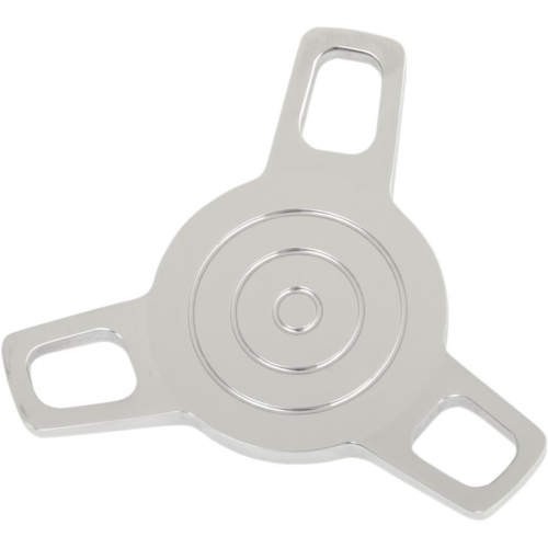 Drag Specialties - Drag Specialties Tri-Bar Vented Gas Cap - Chrome - 012531