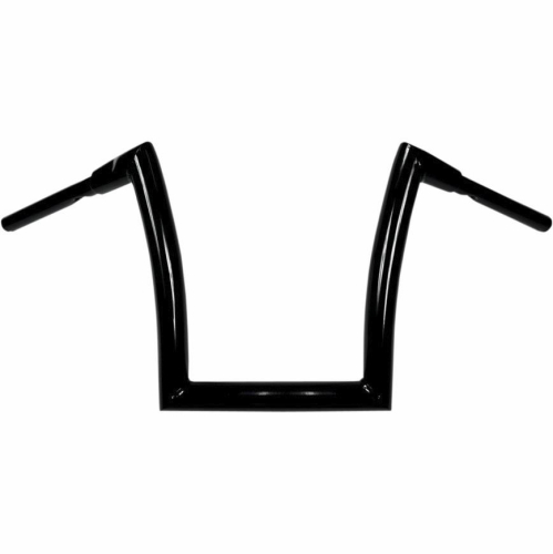 Todds Cycle - Todds Cycle 1-1/2in. Strip Handlebars - 12in. - Gloss Black - 0601-2236