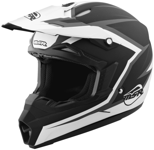 MSR - MSR Helmet Visor for Assault Graphic Helmet - Black/White - 359400