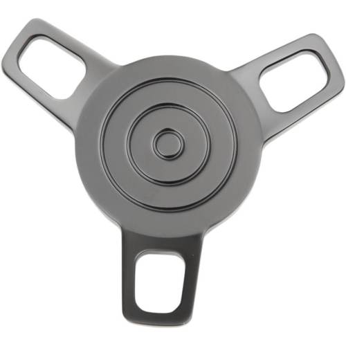 Drag Specialties - Drag Specialties Tri-Bar Vented Gas Cap - Black - 012533