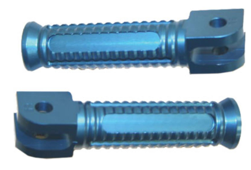 Yana Shiki - Yana Shiki Billet Aluminum Foot Pegs - Blue Anodized - A4009BU