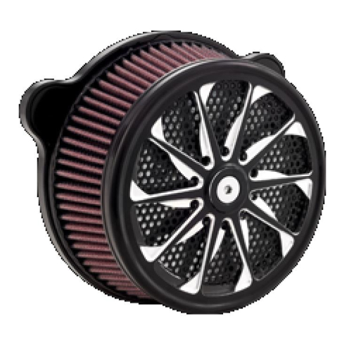 Xtreme Machine - Xtreme Machine Launch Air Cleaner - Black Xquisite - 0206-2067XLA-BMP