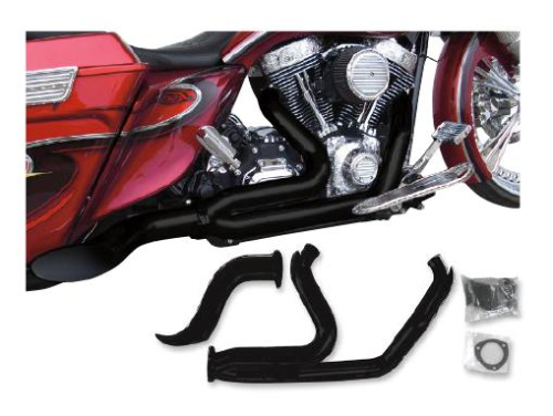 Covingtons - Covingtons Destoyer 2-Into-1 Exhaust System - Black - C1600-B