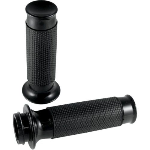 Todds Cycle - Todds Cycle Aluminum Grips - Black - TBW-02