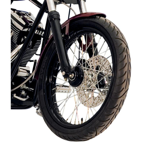 Paughco - Paughco Powdercoated 40 Spoke Front Wheel - 16x3.00in. - Black  - 225-S40FB