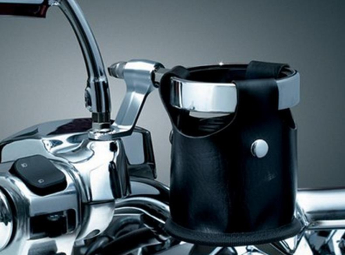Kuryakyn - Kuryakyn Universal Mirror Mounted Drink Holder with Beverage Carrier - 1790