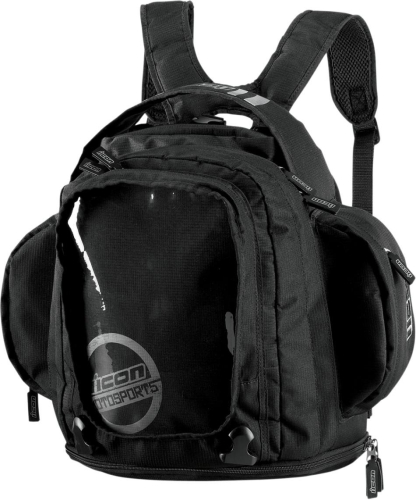 Icon - Icon Urban Tank Bag - Black - 3502-0206