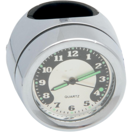 Drag Specialties - Drag Specialties Handlebar Mount Clock - 1 1/4in. Handlebars - O91-6822