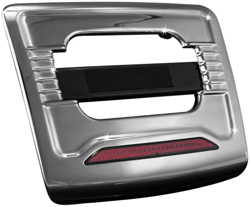 Kuryakyn - Kuryakyn License Plate Trim Panel with Run-Brake Accent Light - 3134