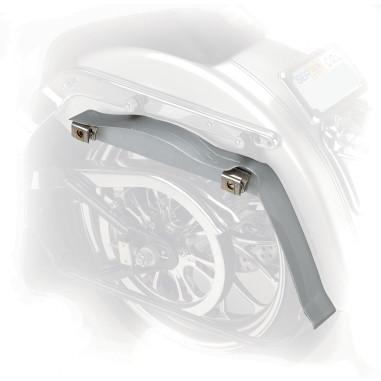 Cycle Visions - Cycle Visions Bagger-Tail Filler Panels for Hard Bags - Chrome - CV225C