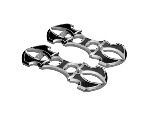 Precision Billet - Precision Billet Assassin Passenger Billet Floorboards - Chrome - ASN-420-BG0-CHR