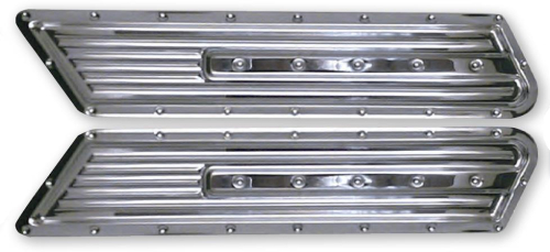 Covingtons - Covingtons Latch Delete Plates for Police Hard Bags - Dimpled - Chrome - C1013-C