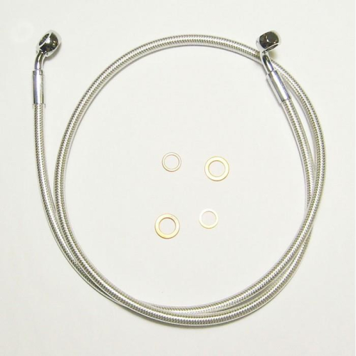 Magnum - Magnum Sterling Chromite II E-Z Align Single Disc Front Brake Line - 10mm, 35deg. Top Angle - 40in - 36840SW