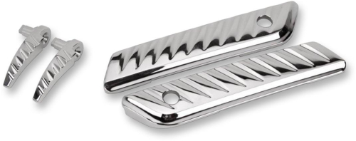 Paul Yaffe Originals - Paul Yaffe Originals Saddlebag Hinge Covers - Yafterburner - Chrome - PYO:SBHC2014YBC