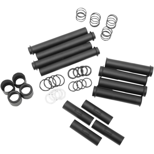 Drag Specialties - Drag Specialties Pushrod Tube Kit - Satin Black - 0928-0045