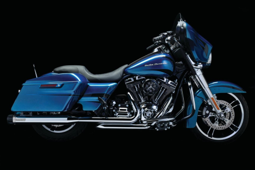 Kuryakyn - Kuryakyn Crusher Maverick 4in. Slip-Ons - Chrome - 563