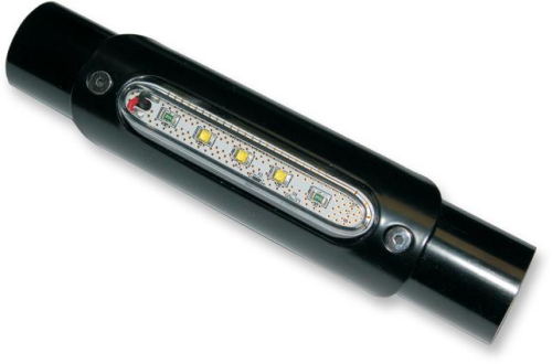 Namz - Namz Dual Function LED Light - 1in.x3.75in. - Black Finish - White LED - 1X3.75BW