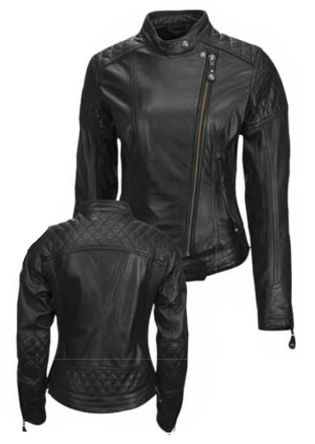 RSD - RSD Riot Leather Womens Jacket - 0801-1211-0055 - Black - X-Large