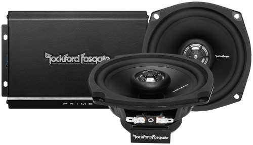 Rockford Fosgate - Rockford Fosgate 2 Channel Amp & Speaker Kit - R1-HD2-9813