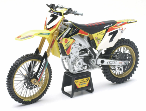 New Ray Toys - New Ray Toys Offroad 1:12 Scale Motorcycle - 2014 Suzuki RM-Z450 James Stewart/Yoshimura - 57677