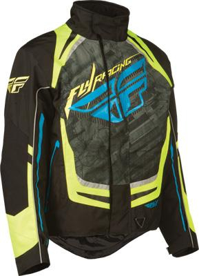 Fly Racing - Fly Racing SNX Pro Jacket - 470-2189M - Black/Hi-Vis - Medium