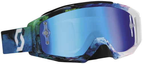 Scott USA - Scott USA Tyrant Goggles - 221330-4598278 - Podium Green/Blue / Electric Blue Chrome Works Len - OSFM