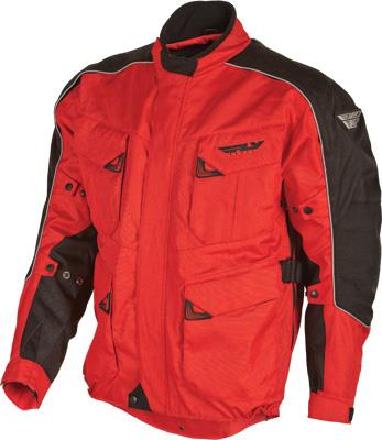 Fly Racing - Fly Racing Terra Trek 3 Jacket - 477-2061-1 - Red/Black - Small